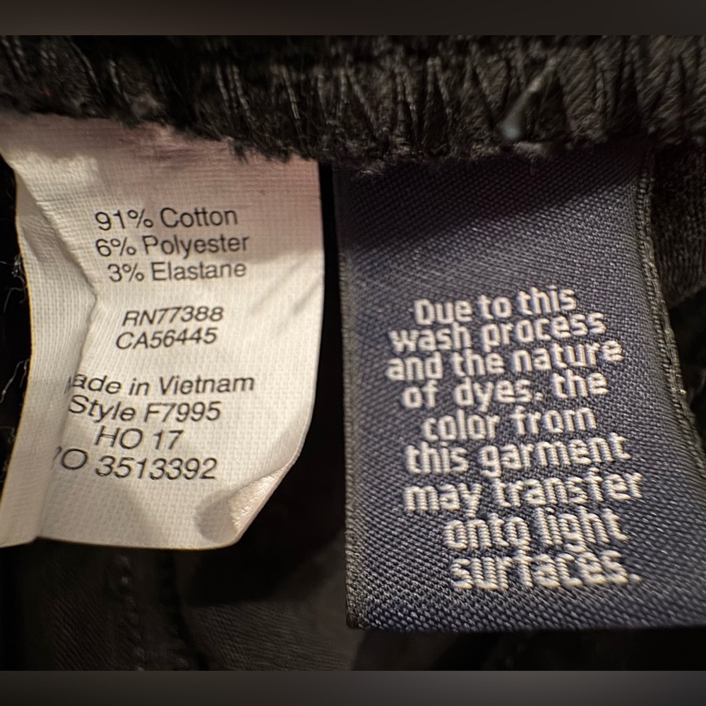 EUC J.Crew Factory Black Jeans (31) - Picture 5 of 8